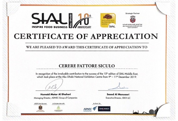 Sial - Abu Dhabi Premiati come Produttori Innovativi